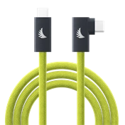 ANGELBIRD CABLE I USB-C 3.2 I SOLID FLEX TETHER CABLE RIGHT-ANGLE I LIME I 4,5 M