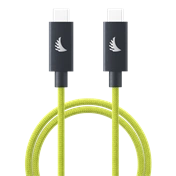 ANGELBIRD CABLE I USB-C 4.0 I SOLID FLEX CABLE I LIME I 1 M