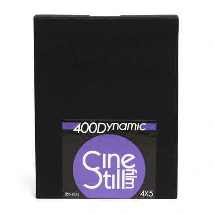 CineStill 400Dynamic Sokoldalú Színes Negatív Síkfilm (4x5" / 10,2x12,7 cm) – 25 lap