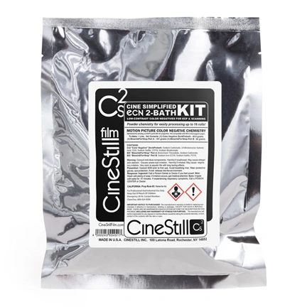 CineStill Cs2 "Cine Simplified" ECN 2-fürdős Csomag Por (16 tekercs) – 1000 ml-hez