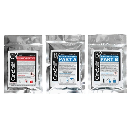 CineStill Cs2 "Cine Simplified" ECN 2-fürdős Csomag Por (16 tekercs) – 1000 ml-hez
