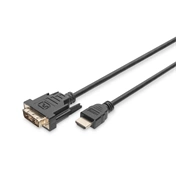 DIGITUS High Speed Full HD 60Hz DVI-D - HDMI type A kábel 2m
