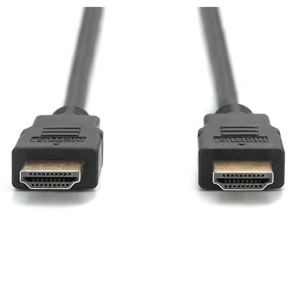 DIGITUS High Speed UHD 4K 3D 30Hz 2.0 aranyozott Ethernet HDMI kábel 2m