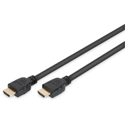 DIGITUS Ultra High Speed UHD 8K 3D 60Hz 2.1 aranyozott Ethernet HDMI kábel 1m