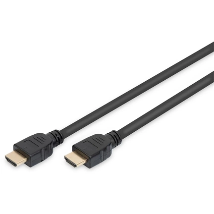 DIGITUS Ultra High Speed UHD 8K 3D 60Hz 2.1 aranyozott Ethernet HDMI kábel 1m