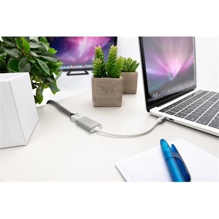 DIGITUS fémházas USB 3.0 Type C - HDMI (4K@30Hz) adapter
