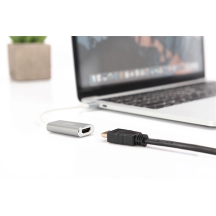 DIGITUS fémházas USB 3.0 Type C - HDMI (4K@30Hz) adapter