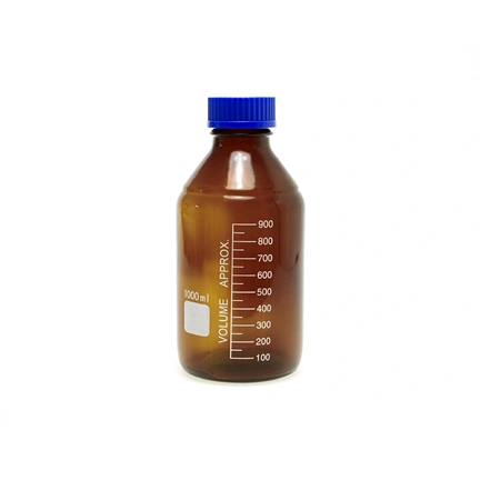 FOTOIMPEX Barna Üvegflakon Kék Kupakkal (1000 ml)
