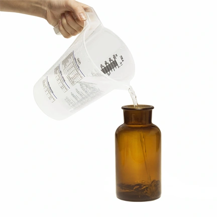 FOTOIMPEX Széles Szájú Barna Üvegflakon (500 ml)