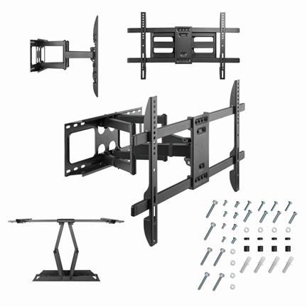 GEMBIRD Full-motion TV wall mount, 37" - 80"