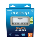 PANASONIC Eneloop töltő 8db AA/AAA elemhez