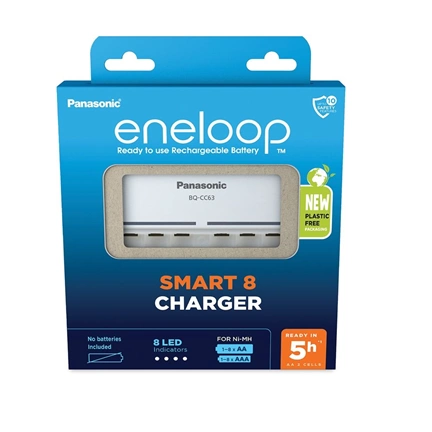 PANASONIC Eneloop töltő 8db AA/AAA elemhez
