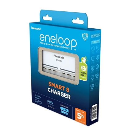 PANASONIC Eneloop töltő 8db AA/AAA elemhez