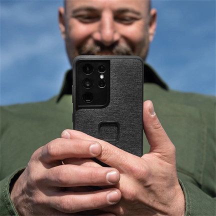 PEAK DESIGN Mobile Everyday Fabric Case Samsung Galaxy S23+ - Szénszürke
