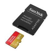 SANDISK Extreme microSDXC 190/130MB/s A2 C10 V30 UHS-I U3 512GB + adapter (121589)