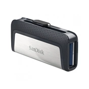 SANDISK MOBIL MEMÓRIA "DUAL DRIVE" USB3.1+TYPE C, 128GB, 150MB/s (173339)