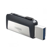 SANDISK MOBIL MEMÓRIA "DUAL DRIVE" USB3.1+TYPE C, 128GB, 150MB/s (173339)