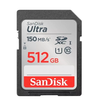 SANDISK Ultra SDXC UHS-I CL10 150MB/s 512GB (215418)