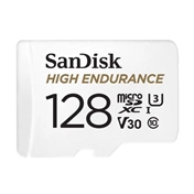 SANDISK microSDXC High Endurance 128GB 100MB/s C10 U3 V30 UHS-I +Adapt. (183567)
