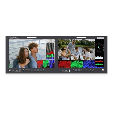 SEETEC FRM1001G Kettős 10,1"-os 4RU rackbe szerelhető monitor 12G-SDI-vel