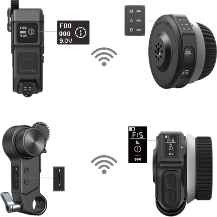 SMALLRIG 4296 VEZETÉK NÉLKÜLI FOLLOW FOCUS KÉSZLET (LITE)