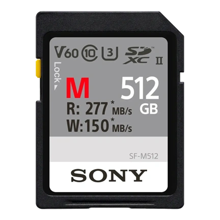 SONY SF-M SDXC 512GB UHS-II Memóriakártya