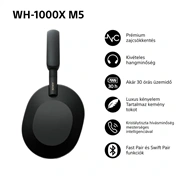 SONY WH-1000XM5 fekete
