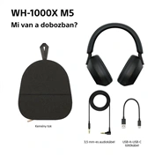 SONY WH-1000XM5 fekete