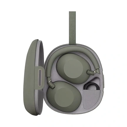 SONY WH-1000XM6 vezeték nélküli zajszűrő fejhallgató - olivazöld