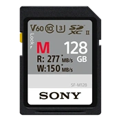 SFM128T2.SYM Sony 128GB SDXC UHS-II, U3, V60, 277/150 Mb/s memóriakártya (SFM128T2.SYM)