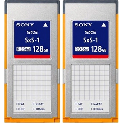 Sony 128GB SxS-1 G1C Series Memory Card (2-Pack) (SBS-128G1C/2