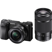 Sony Alpha 6100 (fekete) + 16-50mm + 55-210mm kit