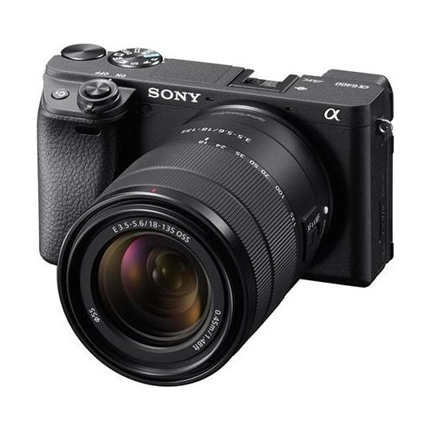 Sony Alpha 6400 (fekete) + 18-135mm f/3.5-5.6 OSS kit