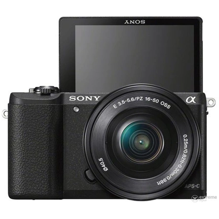 Sony Alpha 6400 (fekete) + E PZ 16-50mm f/3.5-5.6 OSS kit