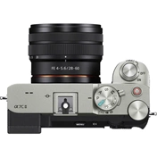 Sony Alpha 7CII + FE 28-60mm f/4-5.6 MILC fényképezőgép KIT (ezüst)
