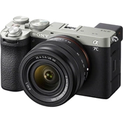 Sony Alpha 7CII + FE 28-60mm f/4-5.6 MILC fényképezőgép KIT (ezüst)