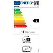 Sony Bravia 3 K-43S3 televízió - 43", 4K UHD, HDR, Google TV