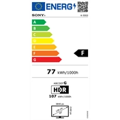 Sony Bravia 3 K-55S3 televízió - 55", 4K UHD, HDR, Google TV
