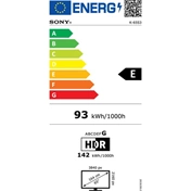 Sony Bravia 3 K-65S3 televízió - 65", 4K UHD, HDR, Google TV