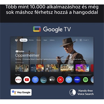 Sony Bravia 3 K-85S3 televízió - 85", 4K UHD, HDR, Google TV