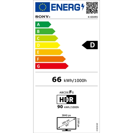 Sony Bravia 5 K-65XR5 televízió - 65", Mini LED, 4K UHD, HDR, Google TV