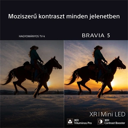 Sony Bravia 5 K-65XR5 televízió - 65", Mini LED, 4K UHD, HDR, Google TV
