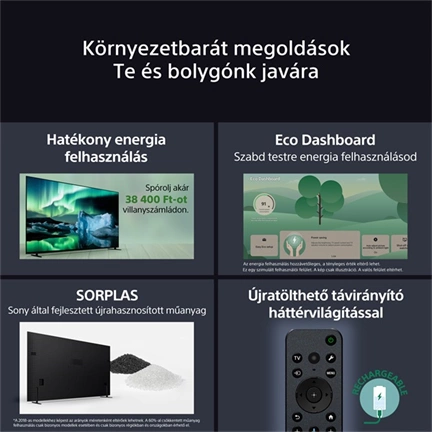 Sony Bravia 8 televízió K-55XR80 - 55" OLED 4K UHD HDR, Google TV