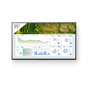 Sony FW-55BZ30L professzionális kijelző 55" 4K HDR, 24/7 működés, fekvő/álló mód, Pro-Mode, AirpPlay, Chromecast