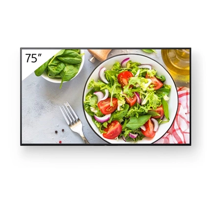 Sony FW-75BZ35L professzionális kijelző 75" 4K HDR, 32GB tárhely, magas fényesség