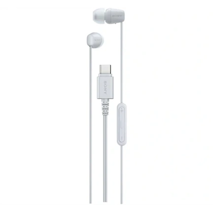 Sony IER-EX15C - USB-C vezetékes fülhallgató, fehér