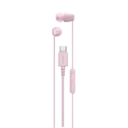 Sony IER-EX15C - USB-C vezetékes fülhallgató, rózsaszín