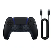 Sony PlayStation 5 DualSense vezeték nélküli vezérlő - Midnight Black + USB kábel