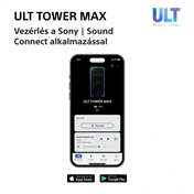Sony SRS-ULT3000 ULT TOWER MAX Bt partyhangszóró, fekete