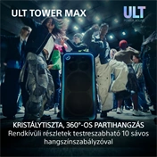 Sony SRS-ULT3000 ULT TOWER MAX Bt partyhangszóró, fekete